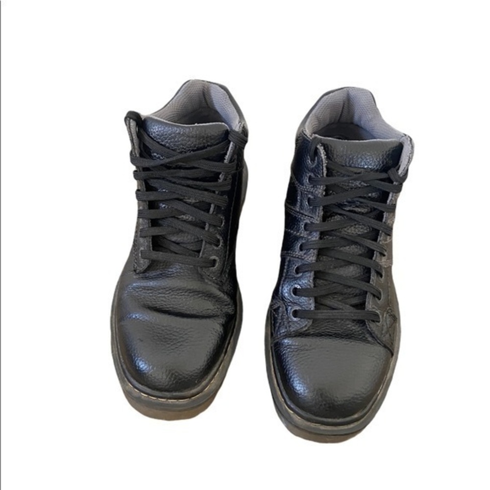 Dr. Martens Harrisfield Black Leather Lace Up Boots - Picture 6 of 12